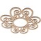 Ekena Millwork Cohen Wood Fretwork Pierced Ceiling Medallion, Alder, 20"OD x 6 7/8"ID x 1/4"T CMWP20X20X0250COAL - alternate 5